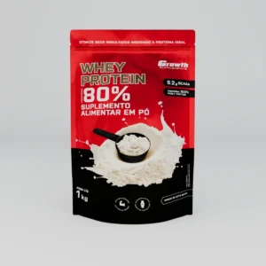 Whey Protein Concentrado 1kg Growth Supplements - Leite em Pó