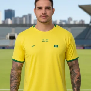 Camiseta Brasil Dry Plus Size Copa Camisa Torcedor Elite