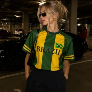 Blusa Do Brasil Vintage Over Camisa Feminino