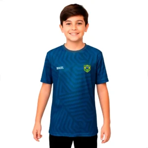 Camisa Dry Fit Bolldor Meninos Infantil - Brasil