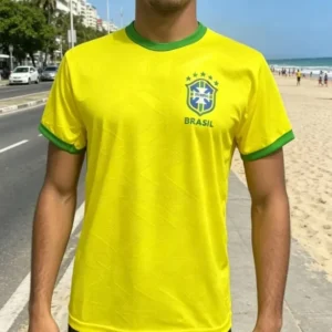 Camisa Oficial Brasil Amarela Torcedor Seleção Brasileira